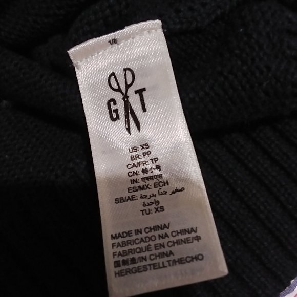 GoodThreads Men's Shawl Collar Button Down Cardigan Black XS 100% Cotton NWT - Picture 11 of 12